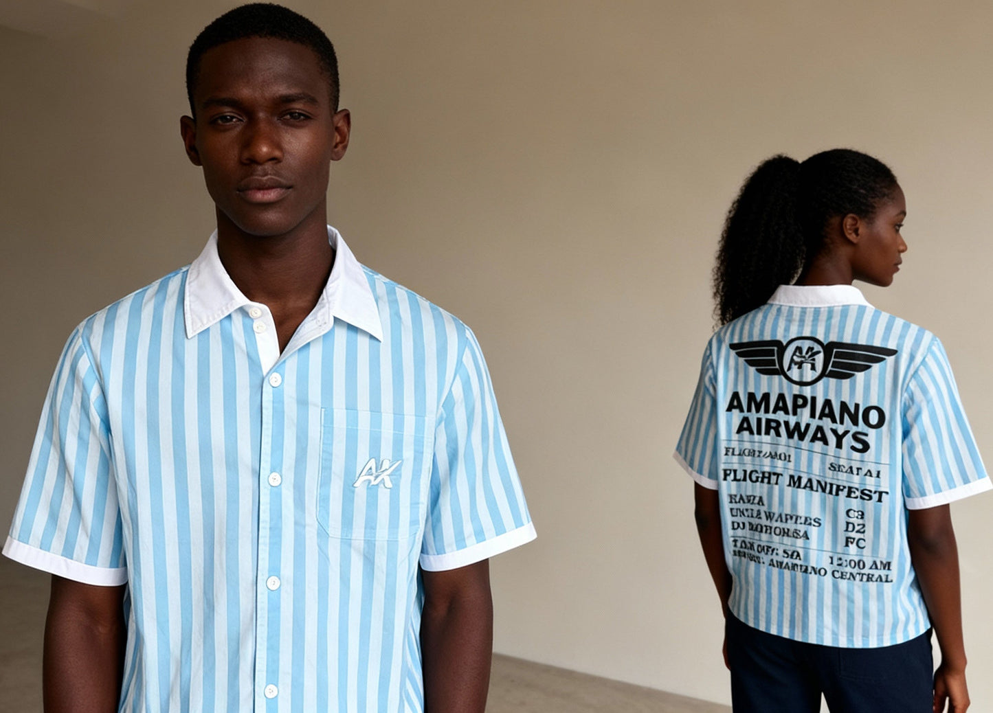 Amapiano Airways Button up - Steward (Pre Order)