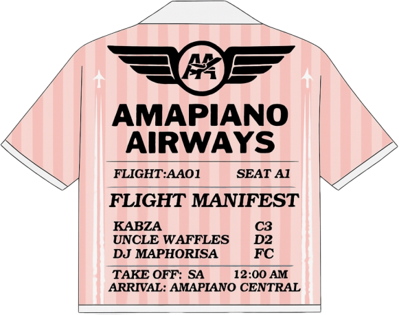 Amapiano Airways Button up - Stewardess (Pre Order)