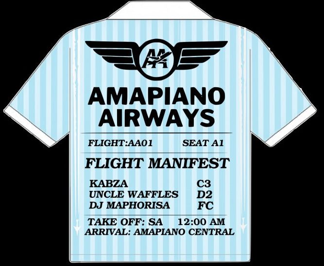 Amapiano Airways Button up - Steward (Pre Order)
